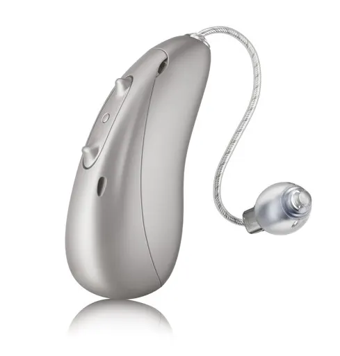 Unitron Moxi P6 hearing aid in Platinum colour